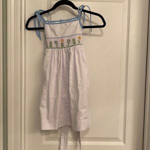 Spring smocked dress in EUC